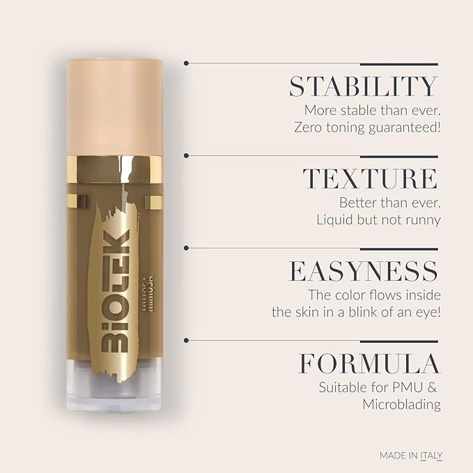 Biotek Rapid Shading Brow Pigment Kit for Permanent Makeup - Made in Italy - Rapid Shading