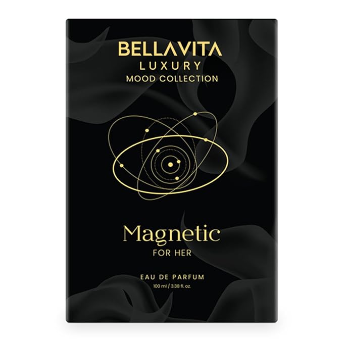 BELLAVITA Luxury Mood Collection MAGNETIC Perfume for Women 100ml | Pheromone Inspired Technology Long Lasting Fragrance | Notes of Rose, Jasmine and Cherry | Gourmet, Spicy Premium Fragrance