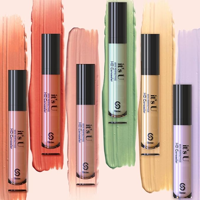 SISTAR It's U Skin Perfecting Conceal HD Contour Color Corrector Full Coverage Smooth and Flawless (Yellow)