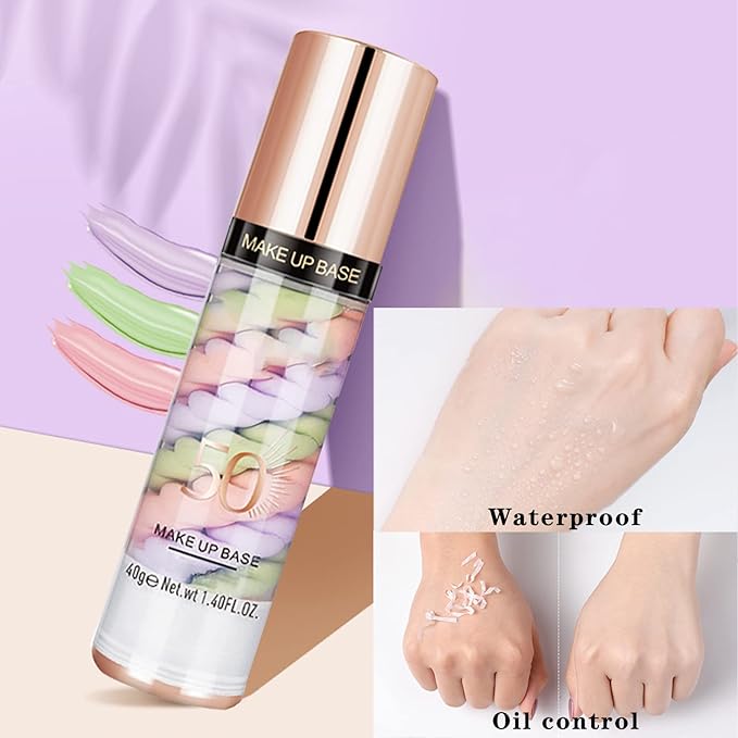 Face Primer,Color Corrector,Isolation Cream,Face Makeup Primer Base,Oil Control,Moisturizing,Concealer,40G