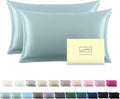 Silk Pillowcase for Hair and Skin,Soft,Breathable and Sliky 100% Silk Pillowcases King Set of 2,Both Sides Natural Mulberry Silk Pillow Cases with Hidden Zipper(King Size 20"X 36",2pcs)