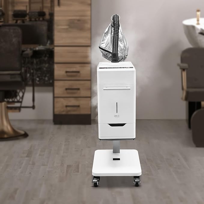 500W Multifunctional Anion Hair Dyeing Machine,110V Nano Hair Steamer/Hair Oil Machine Stand Up Base Equipment Vertical Nano Steamer Salon Spa (500W)