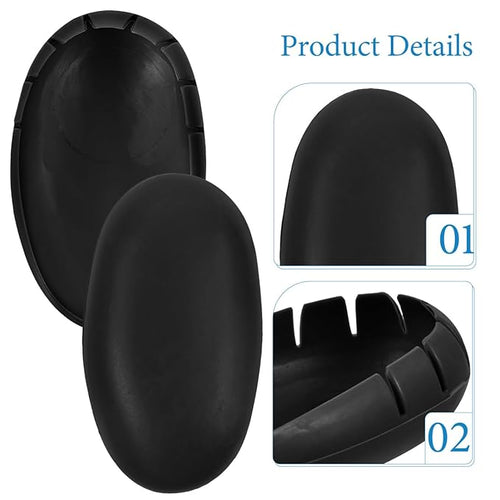 3 Pairs Ear Covers for Hair Dye Ear Protector for Hair Dryer Ear Shower Caps Ear Shield Earmuffs Hair Coloring Ear Caps for Salon Barber Home Hair Dye Bathing