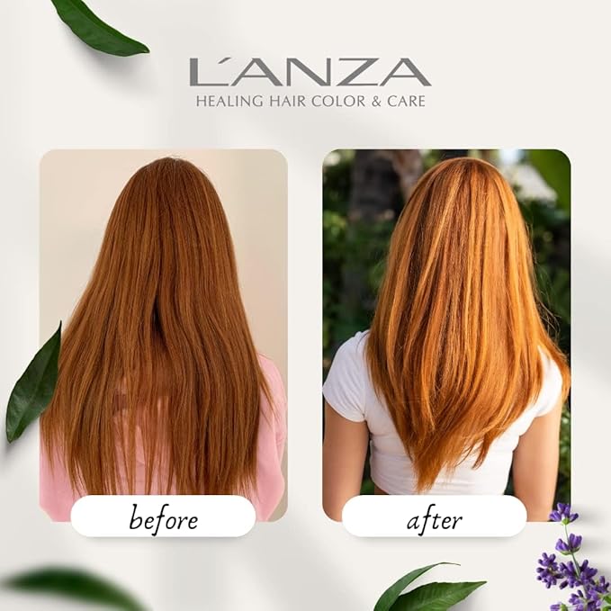L'ANZA Healing Colorcare Shampoo, Color-Safe Repairing Cleanse for Dry, Damaged or Treated Hair, Anti-Fade Formula Smooths, Moisturizes, Adds Vibrance & Shine, Sulfate Free (1.7 Fl Oz)