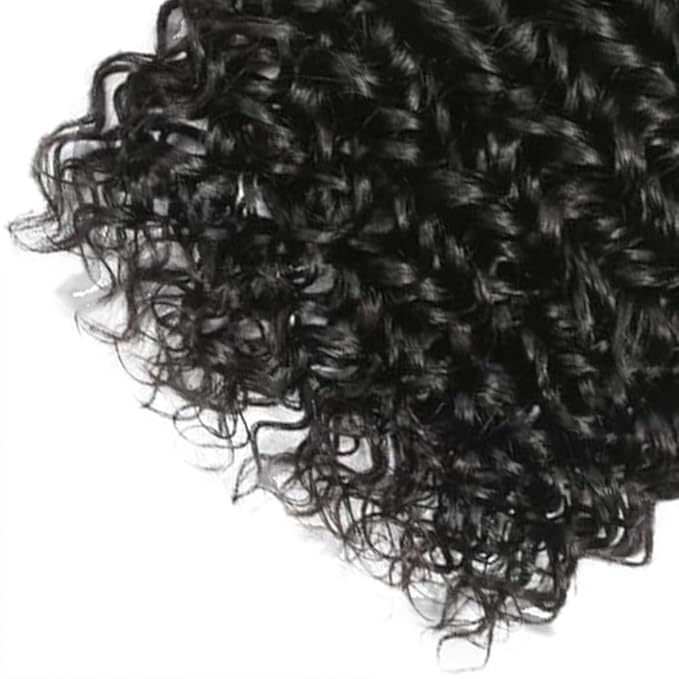 Water Wave Bundles Human Hair Color 1B Bundle Brazilian Virgin Soft and Silky Remy Hair 3 Bundles 24 26 28 Inch Niegmeag Natural Black Wet and Wavy Bundle Double Weft Hair Weave 300g