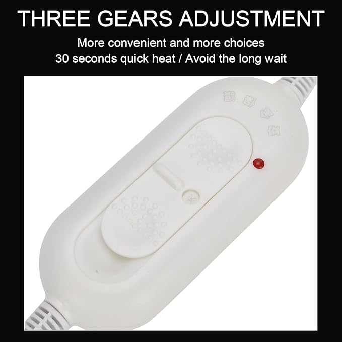 Heat Cap for Hair Deep Conditioning, Electric Hair Heating Cap Adjustable Oil Treatment Steamer Hat Detachable Hair Care Toolus Plug 110V