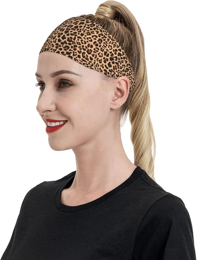 Sports Sweatband for Men and Women, Sweat-Absorbing Headbands for Moisture Wicking, Suitable for Fitness Running Cycling Hiking Yoga Football Exercise