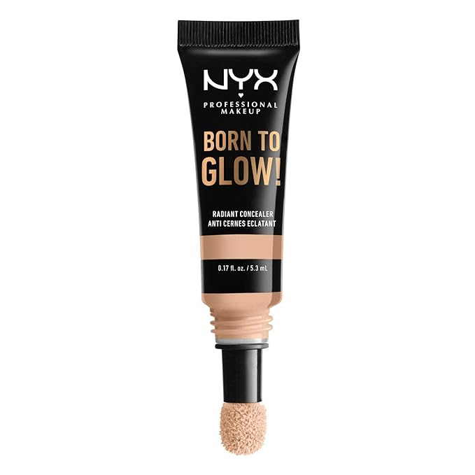 NYX PROFESSIONAL MAKEUP Born To Glow Radiant Concealer, Medium Coverage - Vanilla