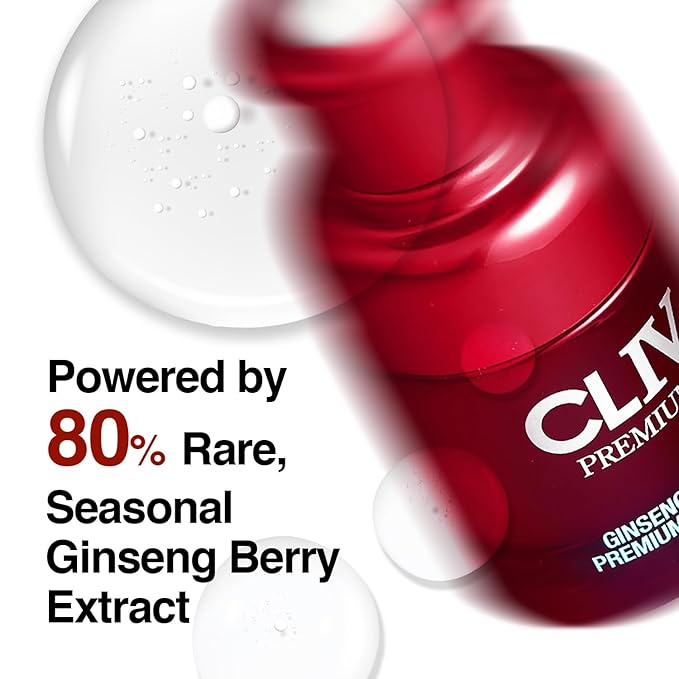 Ginseng Berry Premium Ampoule, Nourishing Facial Ampoule for Dry and Tired Skin, Healthy and Dewy Skin, Authentic Korean Skincare (Special Kit)