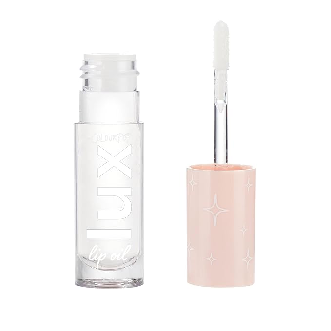 ColourPop Lux Lip Oil - Hydrating, Sheer Tinted Lip Oil Formulated with Antioxidant-Rich Chamomile Extract & Calendula Oil - Non-Greasy, Nourishing Clear Lip Oil - Dew Drop (0.16 oz)