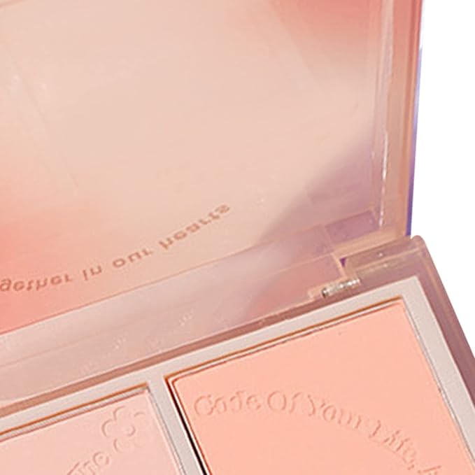 Powder Blush,Metallic Makeup Powder Blush Long Lasting Smooth Pigmented Single Color Shimmery Cosmetics Blush Blush Palette