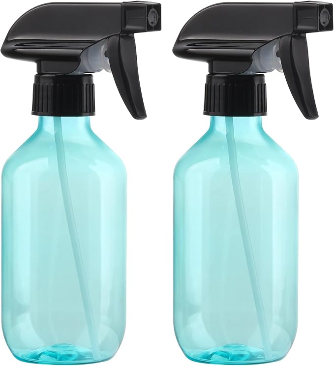 Empty Spray Bottles,10 oz Refillable Water Spray Bottle Adjustable Nozzle Mist/Stream Squirt Bottle for Hair Styling Watering Plants Cleaning Products