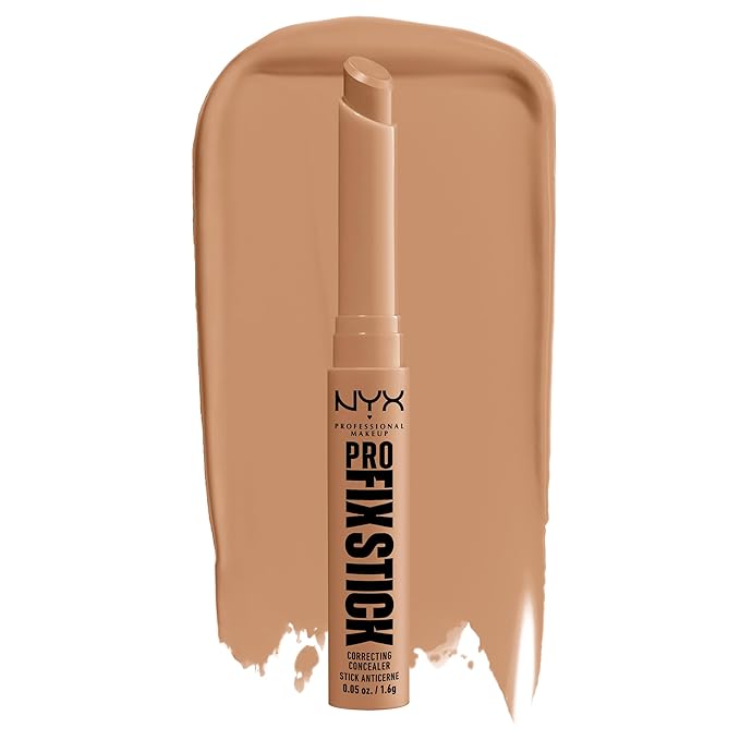 NYX PROFESSIONAL MAKEUP Pro Fix Stick Correcting Concealer, Buildable Medium Coverage Concealer Stick - Nutmeg