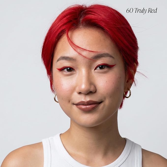 Adore Semi Permanent Hair Color (060 Truly Red) | Vegan & Cruelty-Free Red Hair Dye | No Ammonia, No Peroxide, No Alcohol | 4 Fl Oz (Pack of 1)