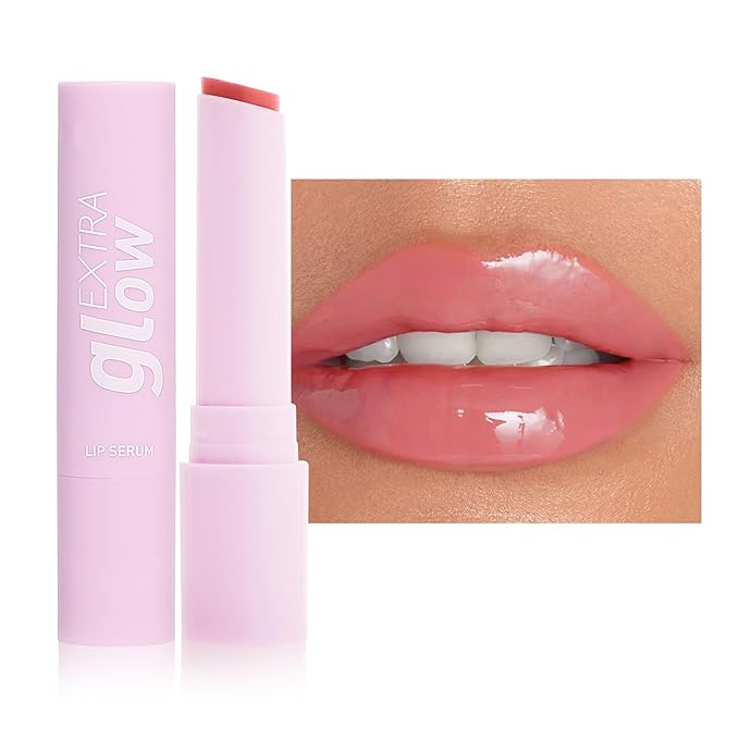 MAEPEOR Nourishing Lip Balm 8 Colors Smooth Moisturizing Lip Glow Gloss Non-Sticky and Long-lasting Hydrating Jelly Lip Balm for Women and Girls (Color 02)