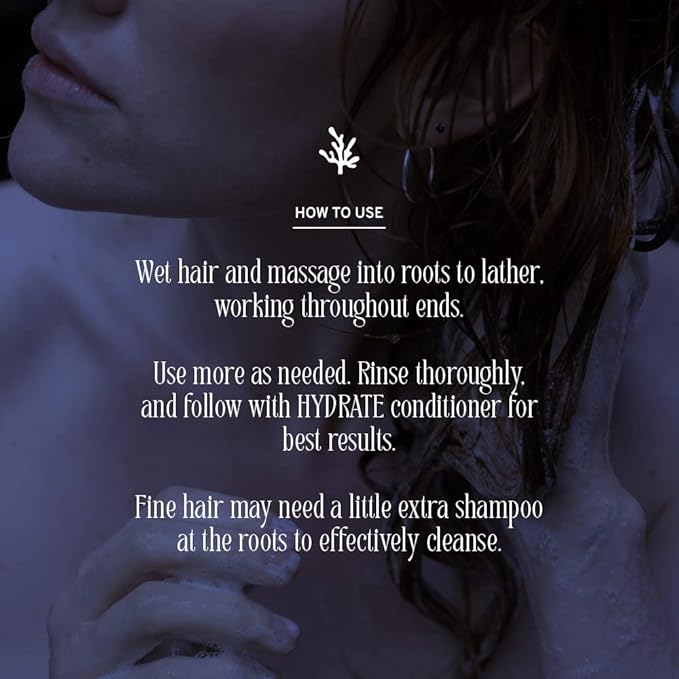 Captain Blankenship Cleanse Shampoo | Nourishes, Hydrates & Restores Shine to Dry, Dull Hair | Color-Safe, Organic, Sulfate-Free, Vegan Haircare - 10 oz