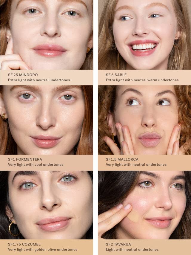 ILIA - True Skin Serum Foundation | Non-comedogenic, Cruelty-Free, Vegan, Weightless Feel, Buildable Coverage, Safe For Sensitive Skin (Sable SF.5)