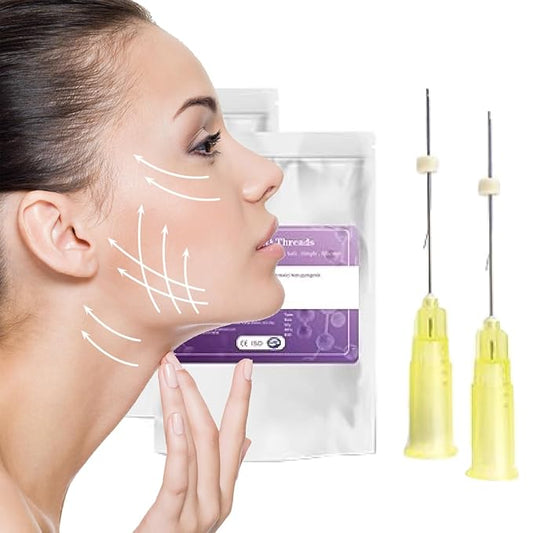 elves pdo threads eye mono - pdo thread lift eyes bullet blunt type, 30G25mm, 50 pieces