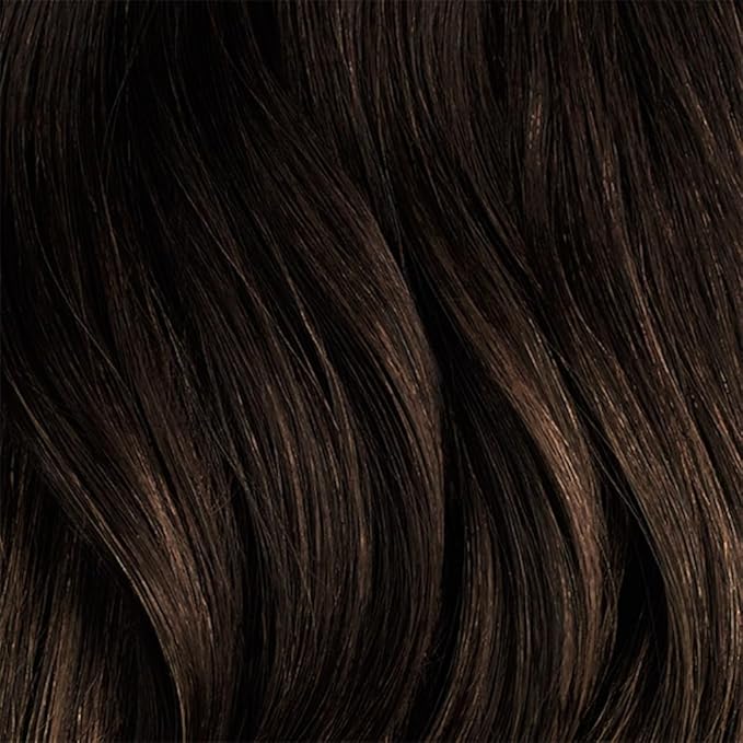 Luxy 100% Remy Human Hair – Halo Clip-In Hair Extensions –Natural Looking Volume & Length - One-Piece - Easy 5-Min Application 140 grams 16" Mocha Brown Balayage