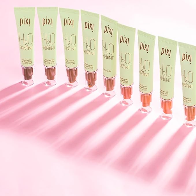 Pixi Beauty H2O SkinTint Tinted Face Gel, 1.2 fl oz / 35 ml, Chai