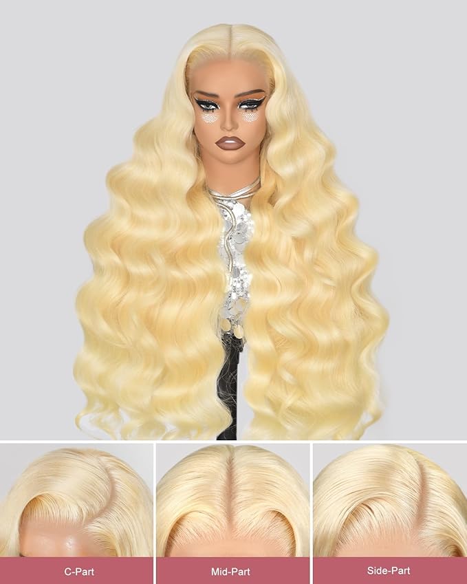 28 Inch Wear And Go Glueless 613 9x6 HD lace front wig Human Hair Pre Plucked Pre Cut For Beginners Human Hair 180% Density Body Wave Lace Front Wigs No Glue Pre Cut 3 Seconds To Wear Glueless Wig