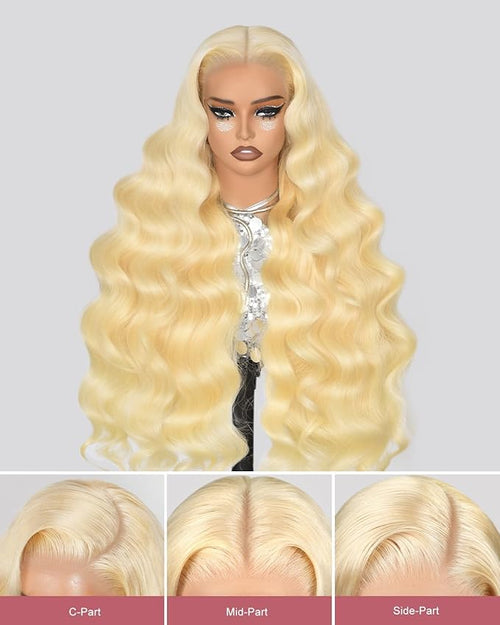 28 Inch Wear And Go Glueless 613 9x6 HD lace front wig Human Hair Pre Plucked Pre Cut For Beginners Human Hair 180% Density Body Wave Lace Front Wigs No Glue Pre Cut 3 Seconds To Wear Glueless Wig