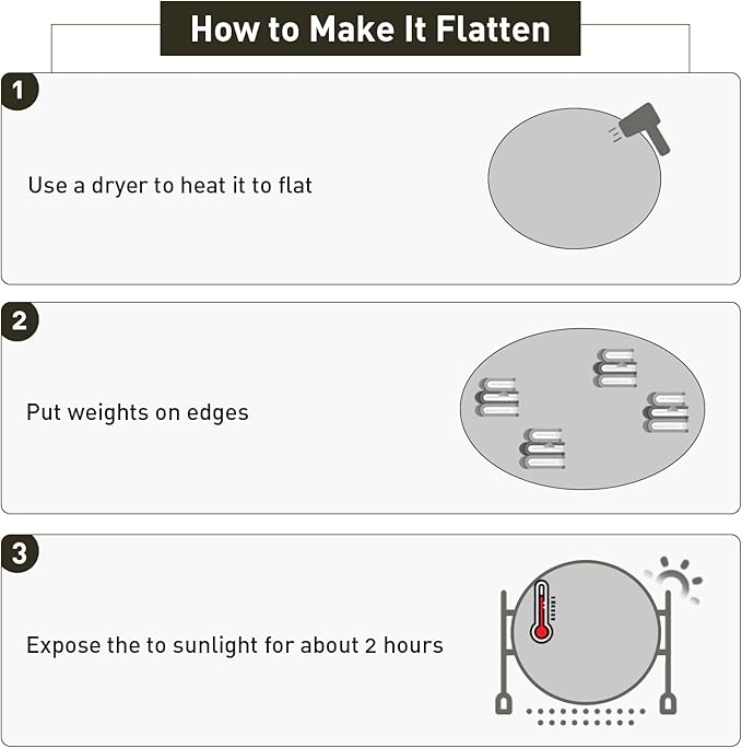 Clear Plastic Floor Mat for Under Dining Table, 6ft Round No Slip Waterproof Vinyl Area Rug for Home, Anti-Spill Hard Floor Protector Cover for Living Room, Splat Mat for Under High Chair