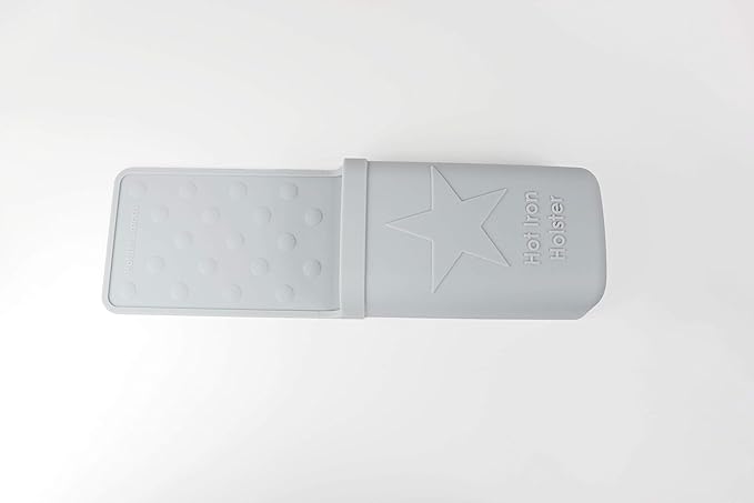 Hot Iron Holster | Adhesive-Free Silicone Storage Pocket for Organization and Travel | Heat Resistant to 500°F | Ideal for Curling Irons, Hair Straighteners, and other Hot Tools