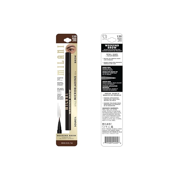 Milani Weekend Brow Eyebrow Tint - 130 Medium Brown