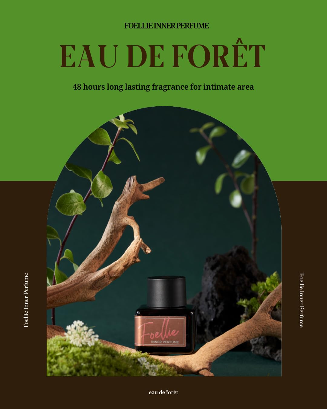 [Follie] eau de foret - Feminine Inner Beauty Perfume (for Underwear), Gentle phytoncide fragrance Scents Fragrance, 5ml(0.169 fl oz)