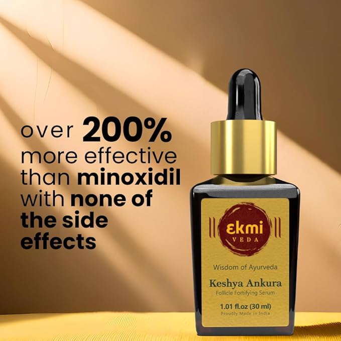 Hair Growth Dht Blocker Serum With Redensyl, Procapil, Ayurvedic Herbs, Amla, Brahmi, Capilia Longa. Follicle Stimulating Serum. Hair Loss Treatment For Women & Men, Thicker Hair 1.01 Fl Oz