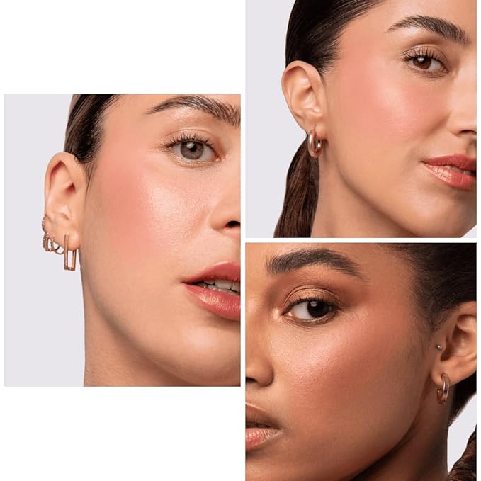 Makeup Powder Blusher - "Mixed Emotions" - 4g / 0.141oz - Pigmented, Buildable, Lightweight Powder Blush for a Radiant, Healthy, Natural Glow. Versatile Shades - Pink - Shimmer finish.