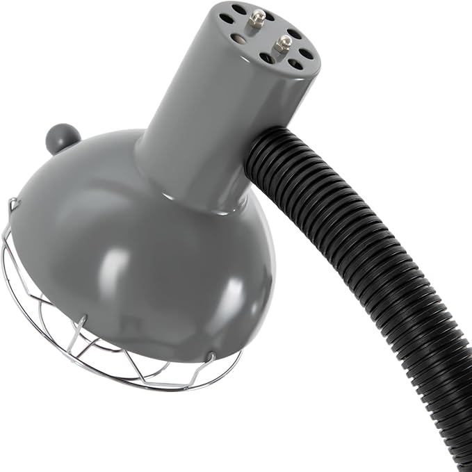 5 Head Infrared Heat Lamp, Adjusting Height Styling Perming Dryer, Salon Heat Lamp Headed Lamp with Rolling Wheels, Multifunction Infrared Lamp Hair Dryer Hair Color Processor Machine (Silver-Grey)