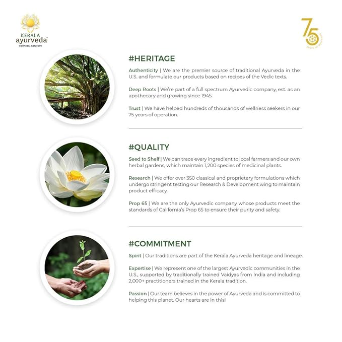 Kerala Ayurveda Kesini Hair Oil (3.38 fl oz) | Herbal Blend with Bacopa, Hibiscus, Amla, Indigo, Castor & Coconut Oil | Deeply Nourishes Dry Scalp & Strengthens Hair | Paraben-Free, Mineral Oil-Free