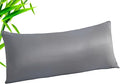 TELUS Body Cooling Pillow Case Cover, Bamboo Rayon & Lyocell Pillowcase with Zipper Closure, Breathable Pillow Case for Hot Sleepers and Night Sweats, 20x54 inches, Deep Grey