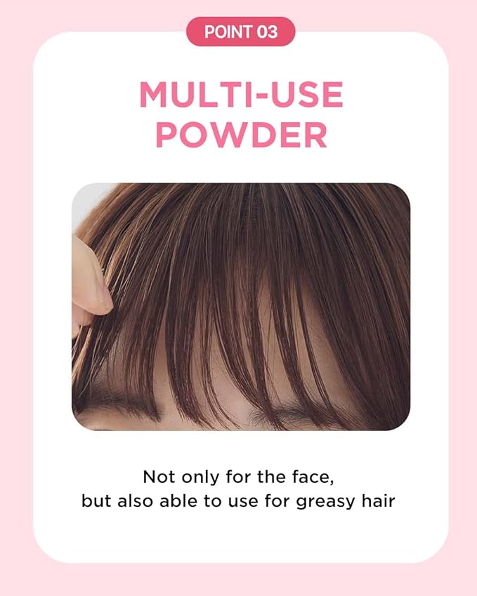 TOUCH IN SOL No Poreblem Mineral Powder - Translucent, Lightweight Loose Setting Powder for Flawless Matte Finish - Oil Control, Pore Primer, Blurs Imperfections & Fine Lines - Face & Greasy Hair Use