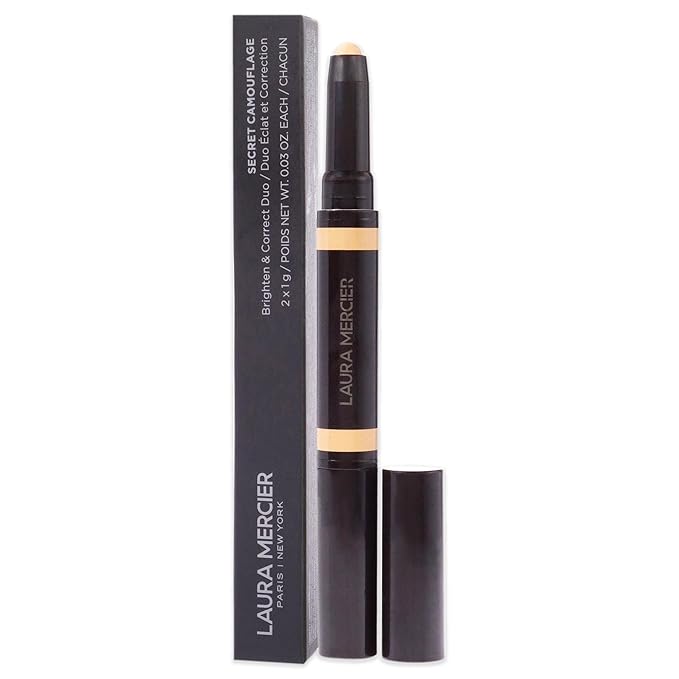Laura Mercier Secret Camouflage Concealer Duo Stick - 3W Medium with Warm Undertones Women 2 x 0.3 oz