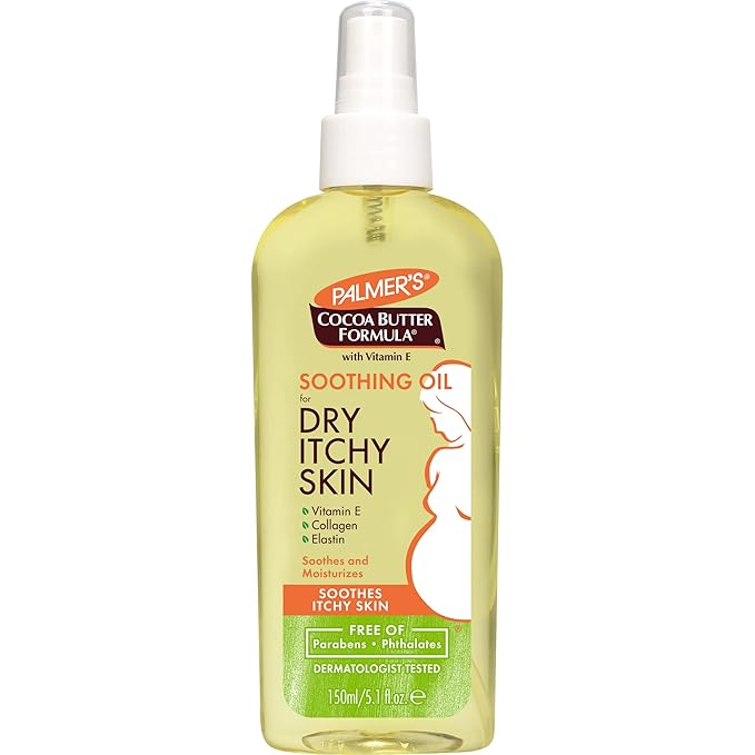 Palmer's Cocoa Butter Formula Massage Lotion For Stretch Marks, Pregnancy Skin Care & Cocoa Butter Formula Soothing Oil with Vitamin E, Dry, Itchy Skin Relief