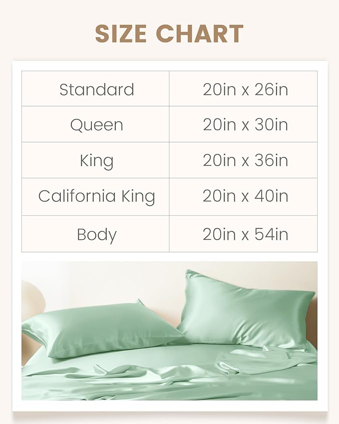THXSILK 100% Mulberry Silk Pillowcase for Hair and Skin Health, Soft Breathable and Smooth Pillowcase with Hidden Zipper, Both Sides Premium Grade 6A+ Silk, 1pc (Standard 20"x26", Turquoise Green)