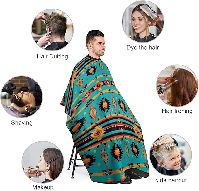 Barber Cape Waterproof Lining Anti Static Design for Salons/Home Use