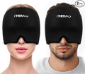 iTHERAU Migraine Ice Head Wrap, Headache Relief Hat & Migraine Cap Cold Compress, Migraine Relief Cap for Headache Eyes Mask for Puffy Eyes, Tension, Sinus & Stress Relief (2Packs)