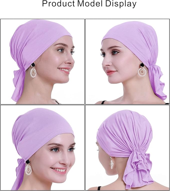 osvyo Chemo Headscarf for Women Hair Loss - Cancer Slip On Headwear Turbans Sealed Packaging