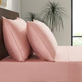 Luxury Bamboo Market | King Envelope Pillowcase Set | 100% Viscose Made from Bamboo | Organically Grown | Ultra Soft | Cooling | 2pcs [Rose Quartz]