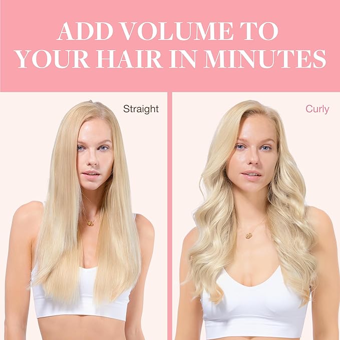 GOO GOO Clip in Hair Extensions Real Human Hair, Remy Human Hair Extensions Clip ins for Women, Natural Human Hair, 16inch 120g 7Pcs, #R7/60F