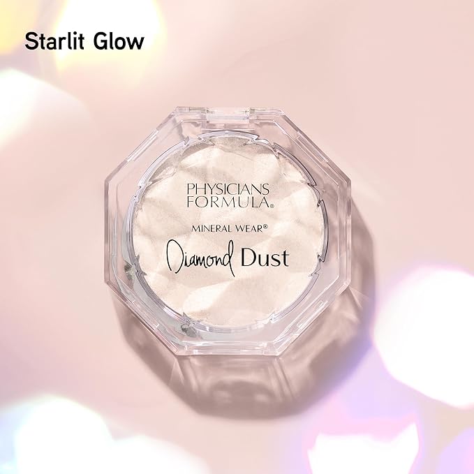 Physicians Formula Mineral Wear® Mini Diamond Dust - Starlit Glow, Finishing Powder, Travel Size, Clean Beauty