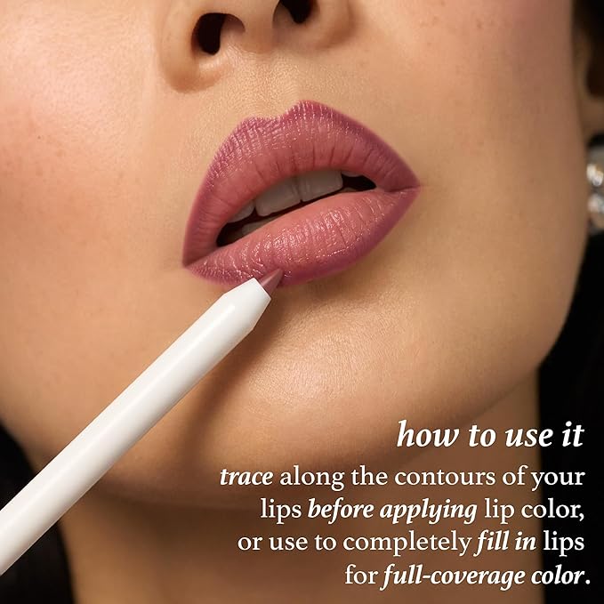 Julep With a Trace Retractable Creamy Long-Lasting Lip Liner, Rich Cocoa
