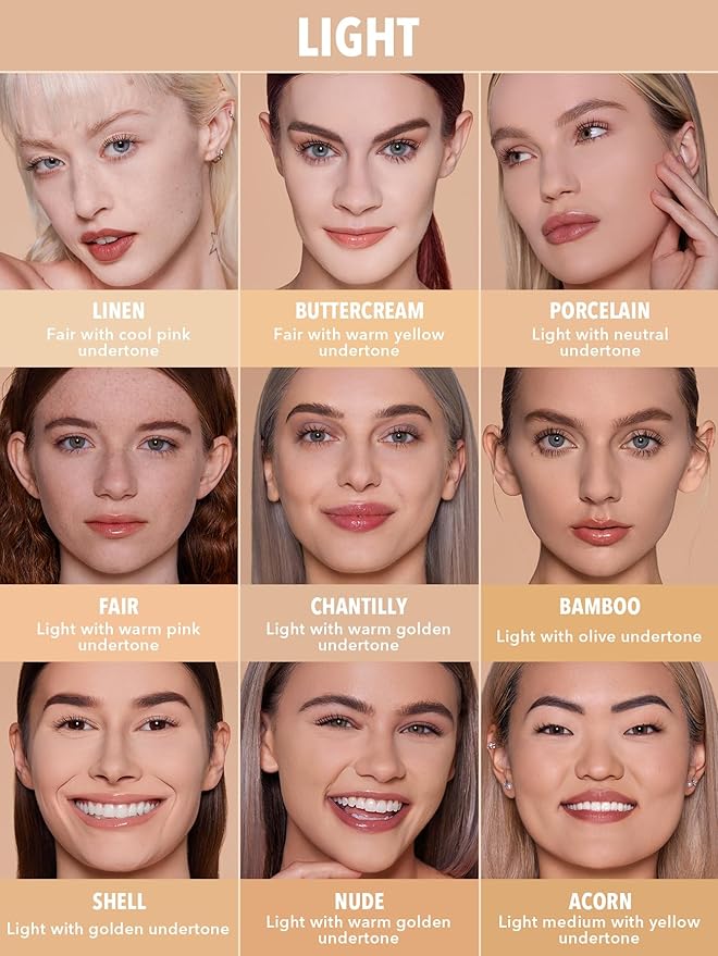 SHEGLAM SKin-Focus Full Coverage Powder Foundation Oil-Control Lightweight Face Pressed Powder Makeup-Fair