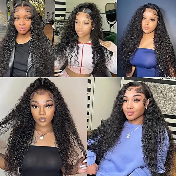 Human Hair Bundles Color 1B Kinky Curly Bundles 24 26 28 Inch Double Weft Natural Black Kinky Curly Bundle Niegmeag Virgin Remy Hair Extensions 300g