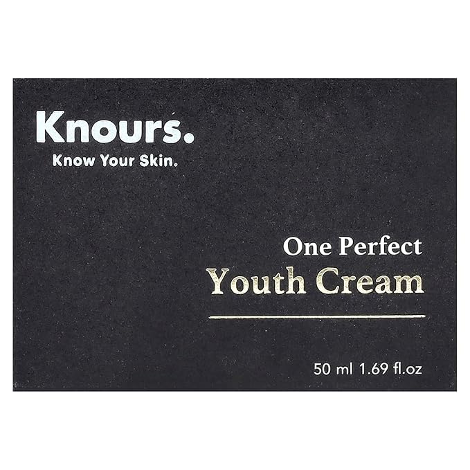 Knours. Moisturizing Shea Butter + Sweet Almond Oil Youth Cream, A rich cream that deeply rejuvenates skin, rich combination of vegan oils - EWG Verified Clean Beauty 50ml 1.69 oz.
