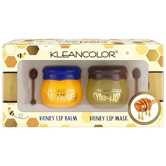 LIP CARE SET SYMP-HONEY HONEY LIP BALM & LIP MASK with HONEY DIPPERS